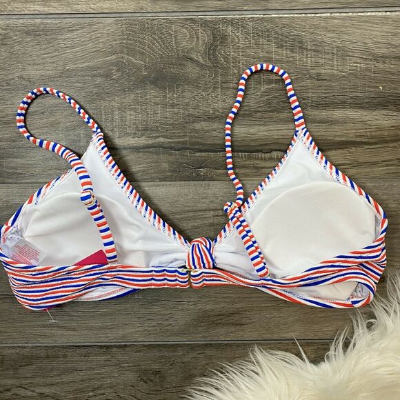Xhilaration Bikini Top XL Red White Blue NEW NWT - Picture 3 of 9